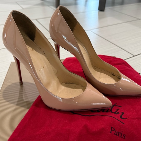 Christian Louboutin So Kate120 Patent Leather Heels - Picture 1 of 13